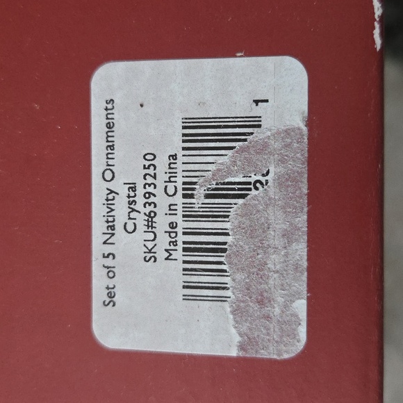 Lenox Nativity Ornaments Set of 5 Vintage - Picture 11 of 12